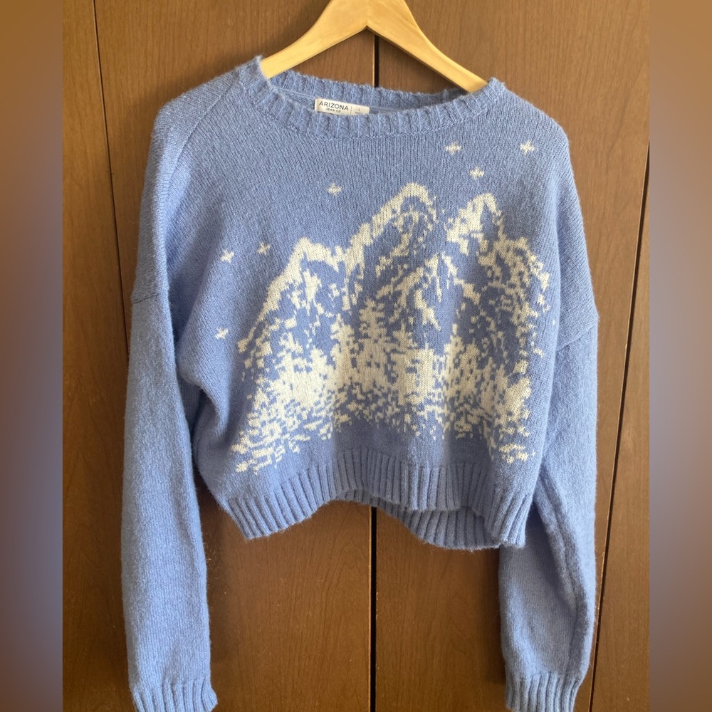 Arizona jeans blue mountain sweater size L